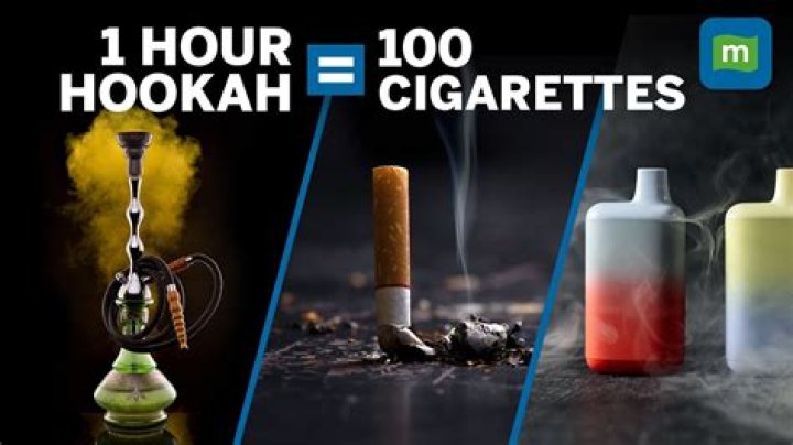 Are cigarettes worse than hookah?