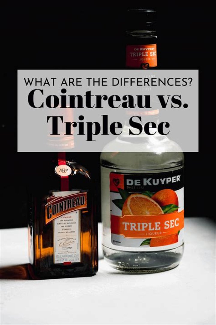 Are cointreau and triple sec the same thing?