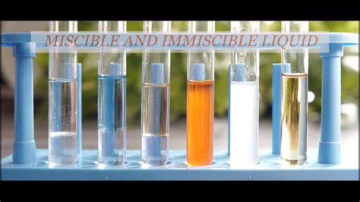 Are ether and water miscible?