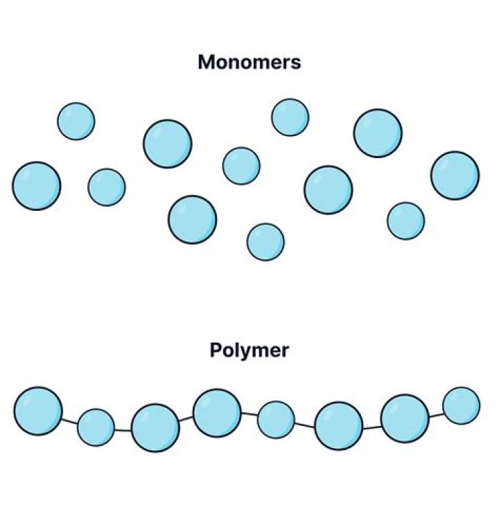 Are monomers larger than polymers?