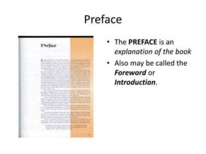 Are preface and introduction the same?