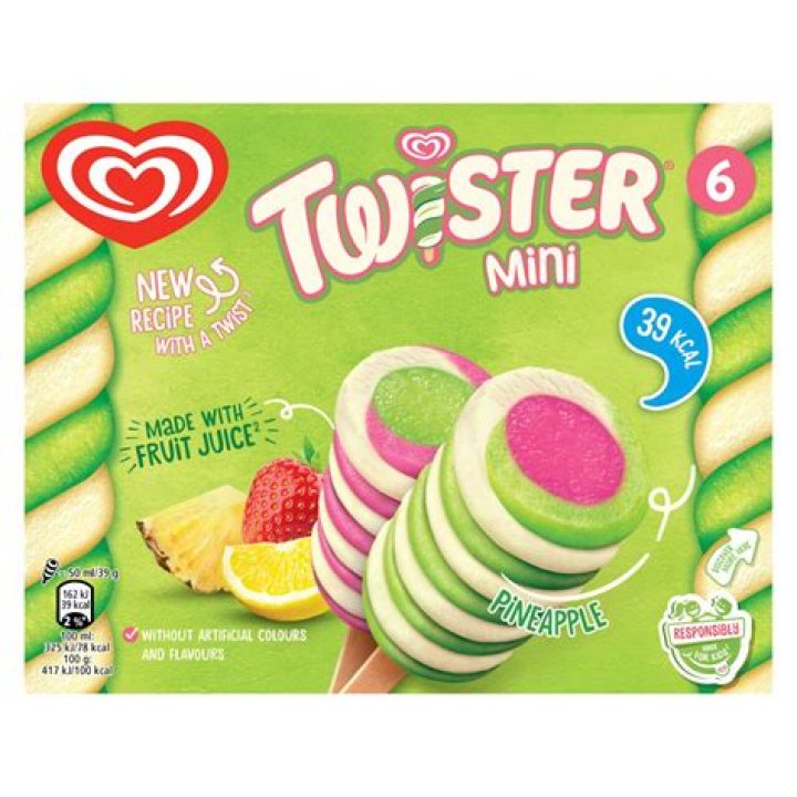 Are twister ice lollies gluten free?