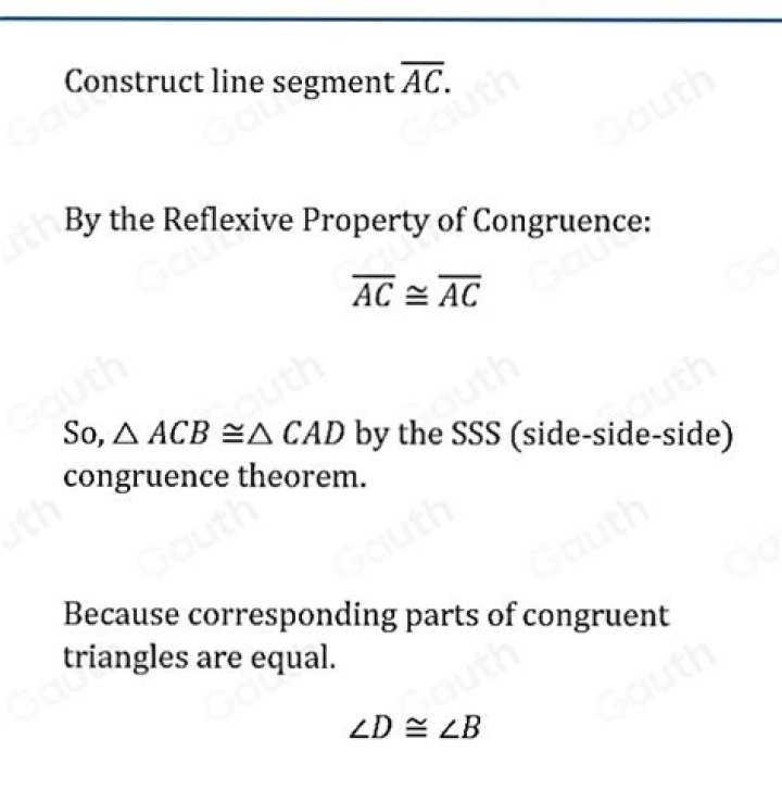 By the reflexive property of congruence?
