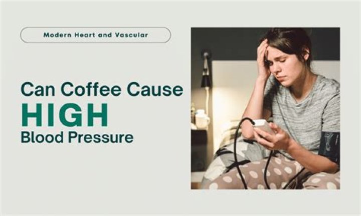 Can caffeinated coffee cause high blood pressure?