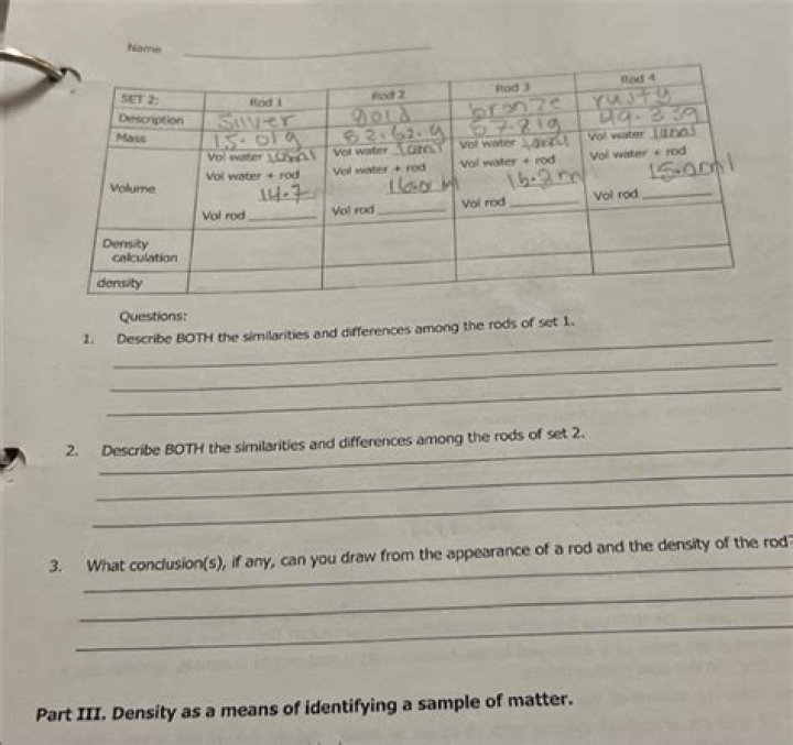 Can density be determined by a single measurement?
