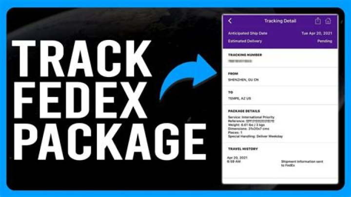 Can i see exactly where my fedex package is?