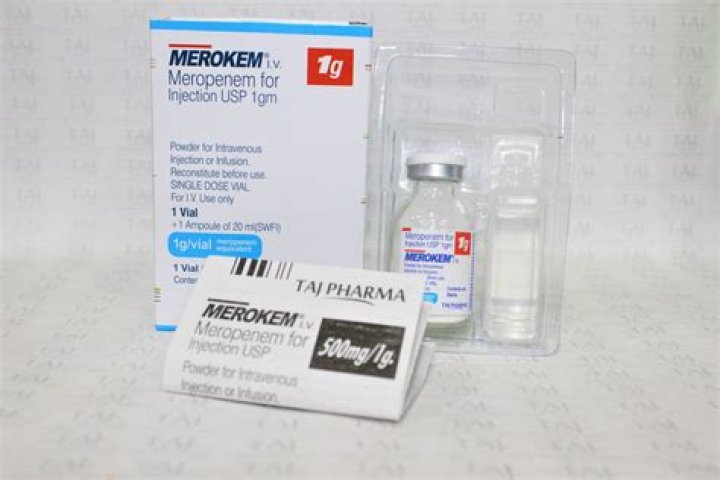 Can meropenem be given im?