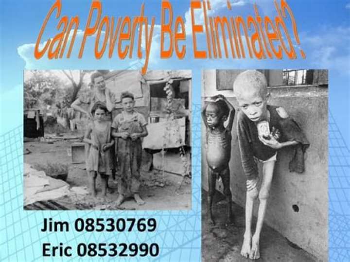 Can poverty be eliminated?