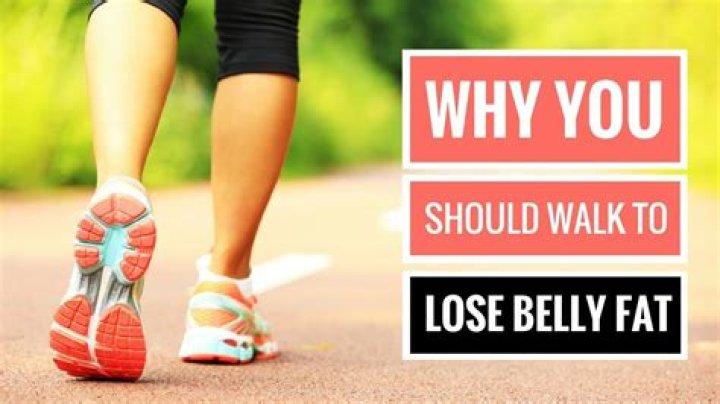 Can walking help lose belly fat?