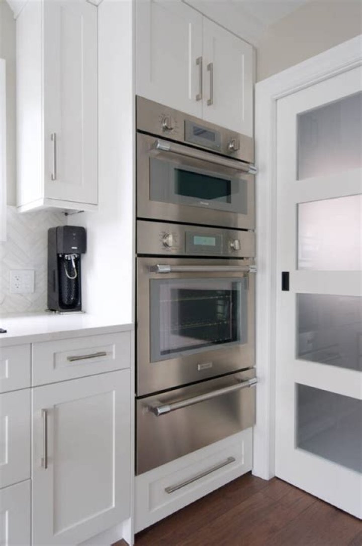 Can wall ovens be installed under the counter?