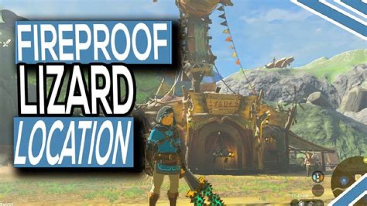 Can you buy fireproof lizards botw?