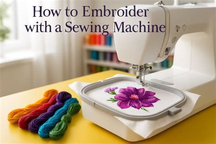 Can you embroider with a sewing machine?