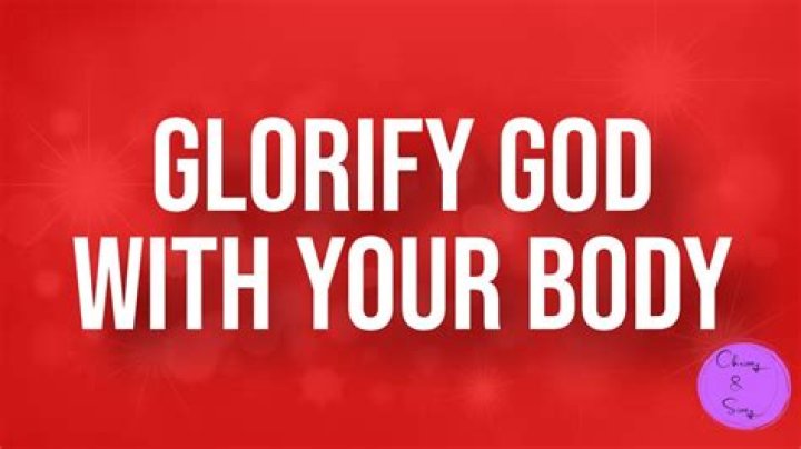 Can you glorify someone?