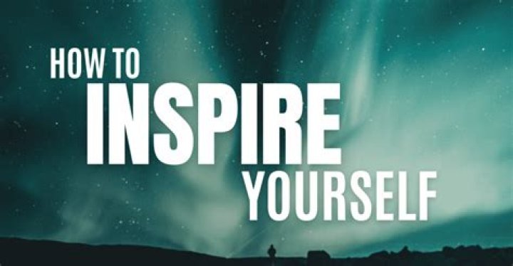 Can you inspire yourself?
