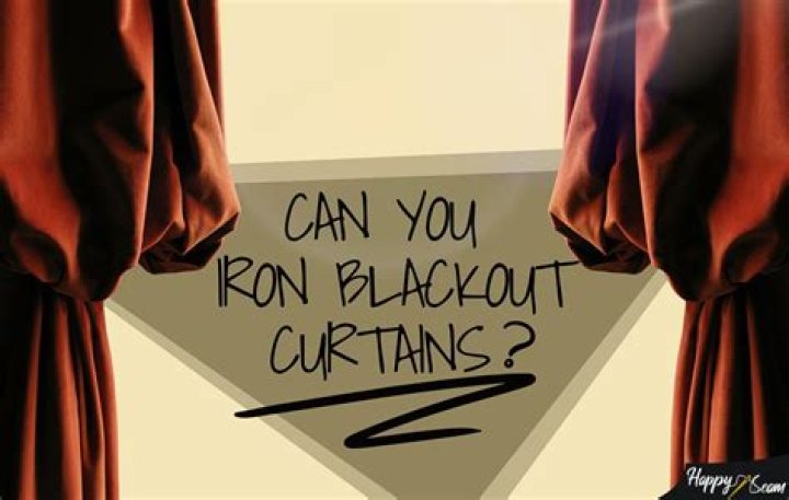 Can you iron blackout curtains?