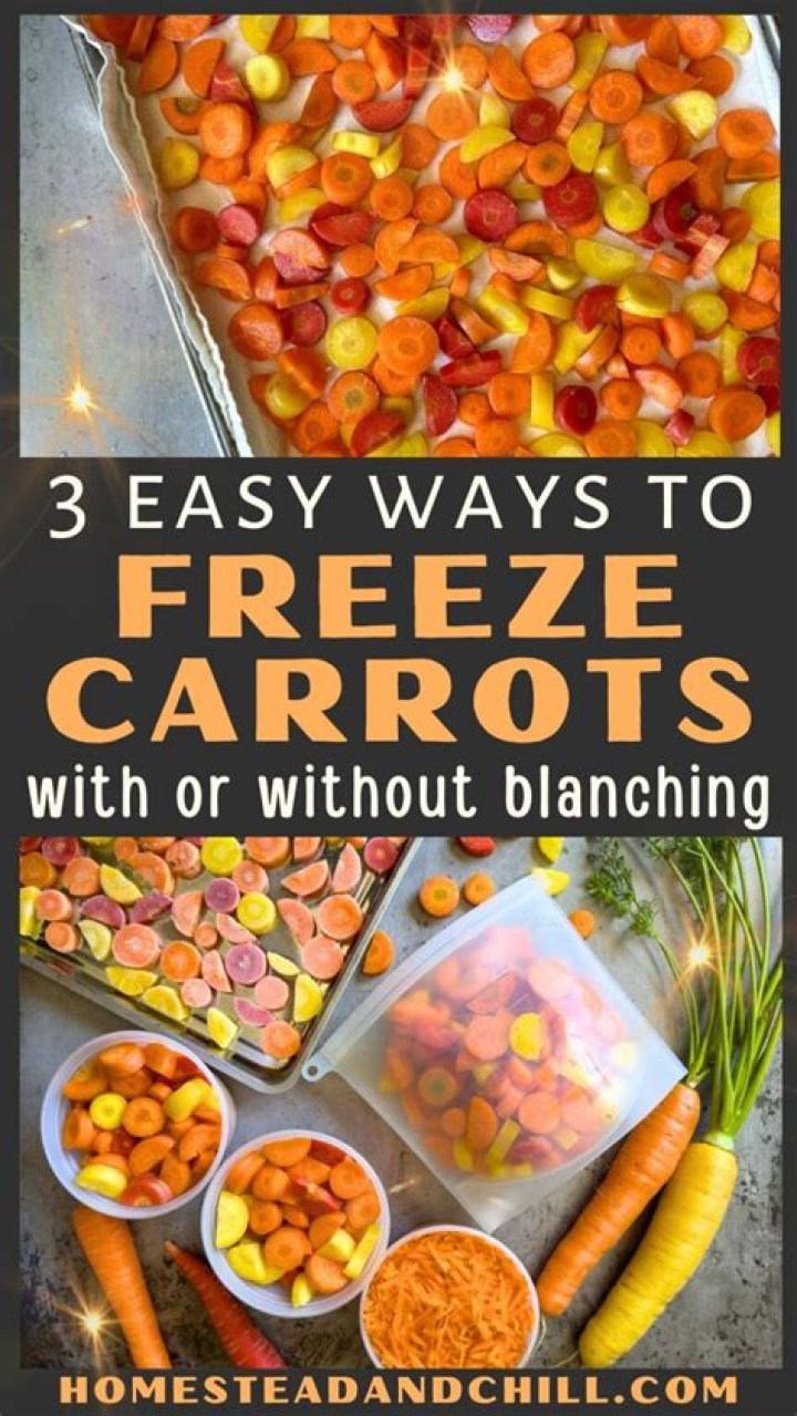 Can you just freeze carrots?