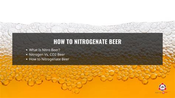 Can you nitrogenate beer?