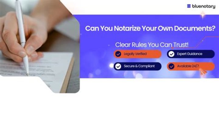 Can you notarize your own documents?
