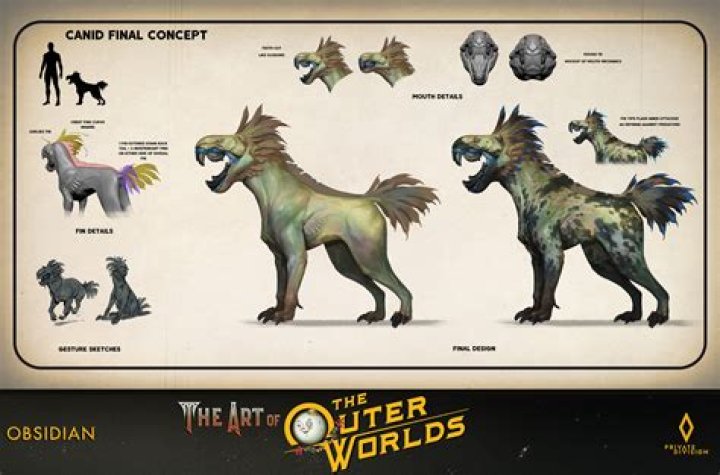 Can you tame a canid outer worlds?