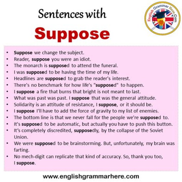 Can you use supposedly in a sentence?