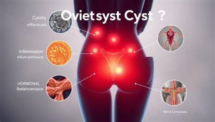 Could ovarian cyst cause hip pain?
