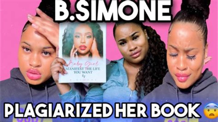 Did b simone plagiarized her book?