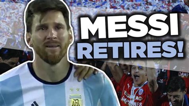 Did lionel messi retire?