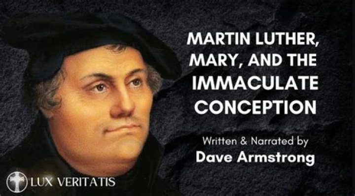 Did martin luther believe in the immaculate conception?