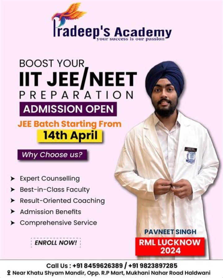 Did pradeep singh took coaching?