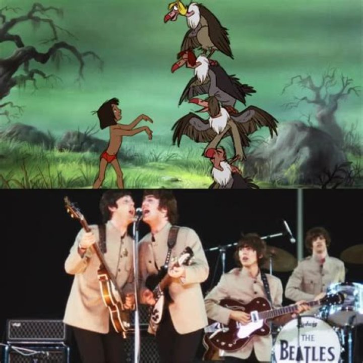 Did the beatles play the vultures in the jungle book?