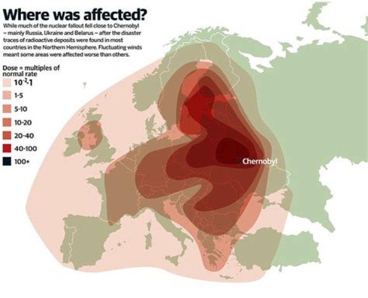 Did the uk get affected by chernobyl?