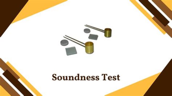 Do a soundness test?