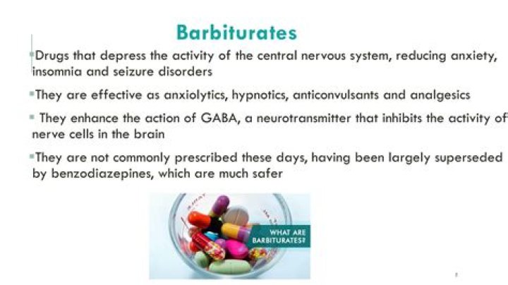 Do barbiturates help with anxiety?