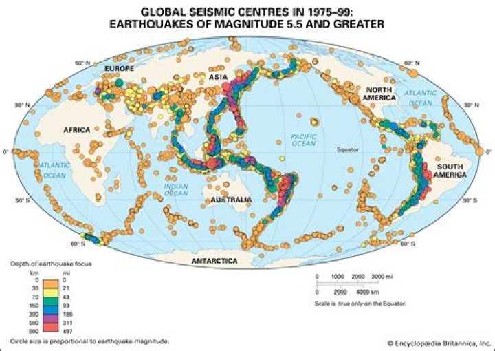 Do earthquake epicenters occur randomly on earth?