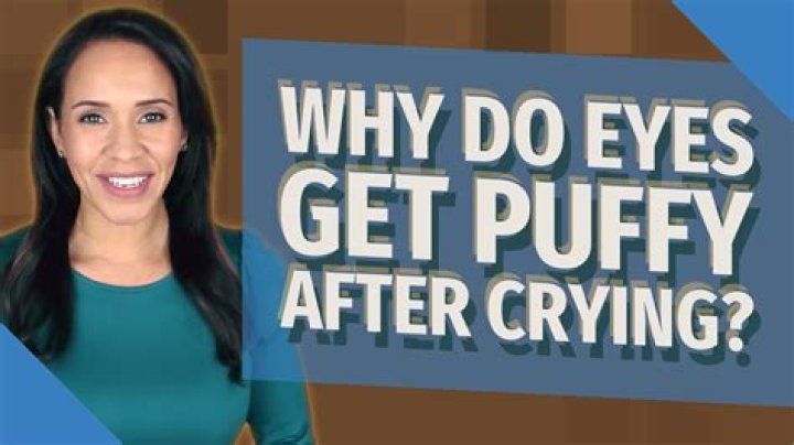 Do eyes swell after crying?