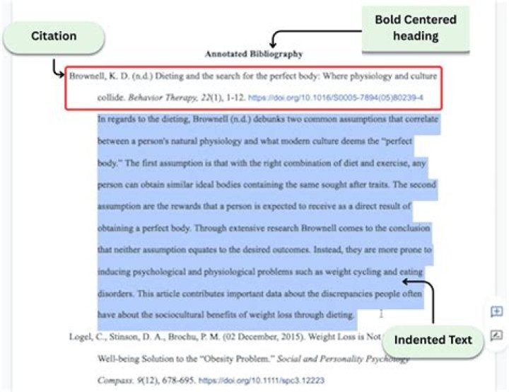 Do i need a reference page for an annotated bibliography?