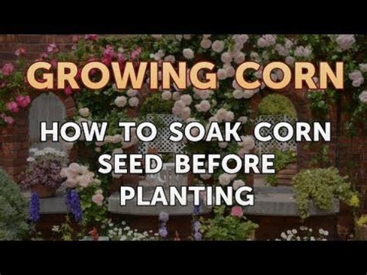 Do i need to soak corn before planting?