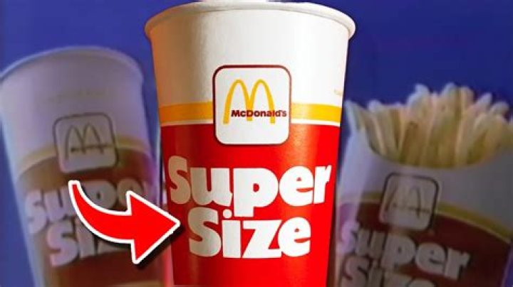 Do mcdonalds still do supersize?