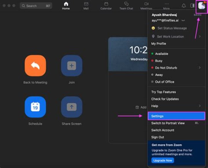 Do not connect to audio zoom?