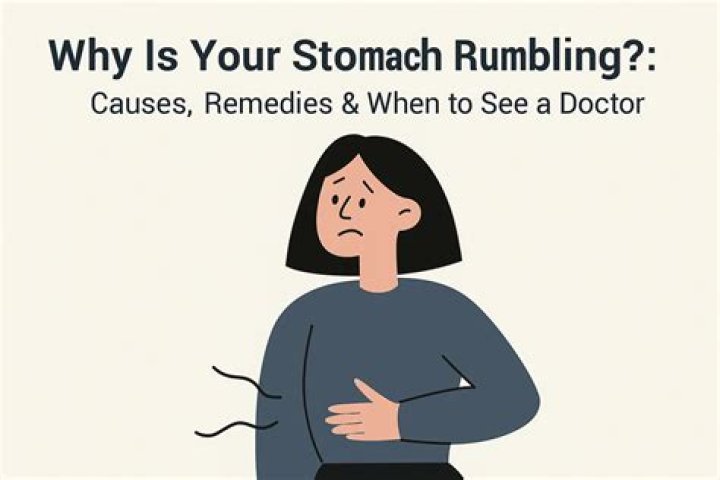 Do worms cause stomach rumbling?