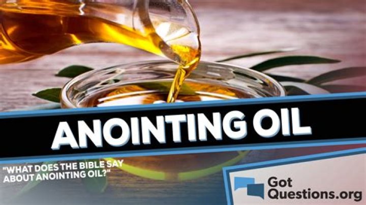 Does anointing oil work?