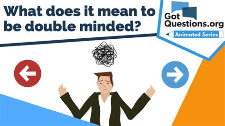 Does double minded mean?