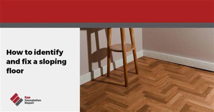 Does insurance cover sloping floors?