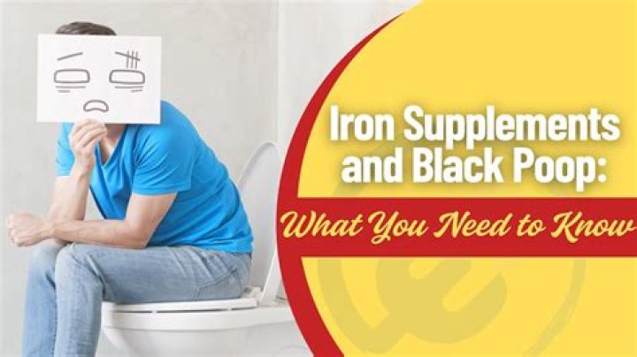 Does iron make your poop hard?