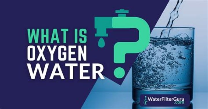 Does oxygenated water work?