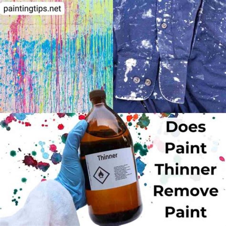 Does paint thinner remove tar?