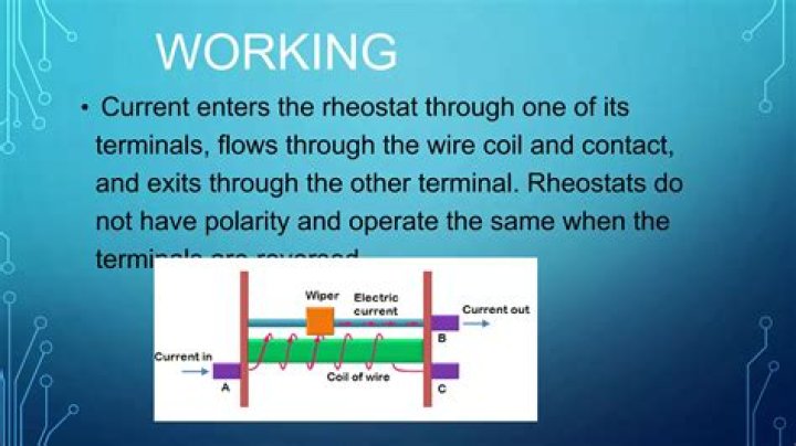 Does rheostat has terminals?