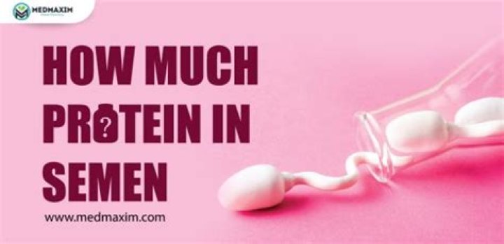 Does sperm have protein?