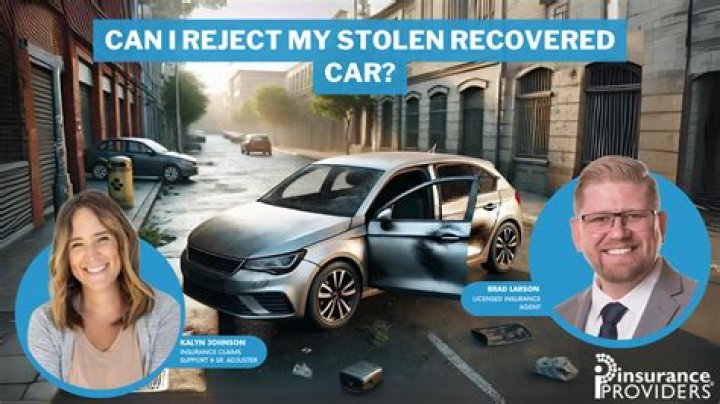 Does stolen recovered affect insurance?