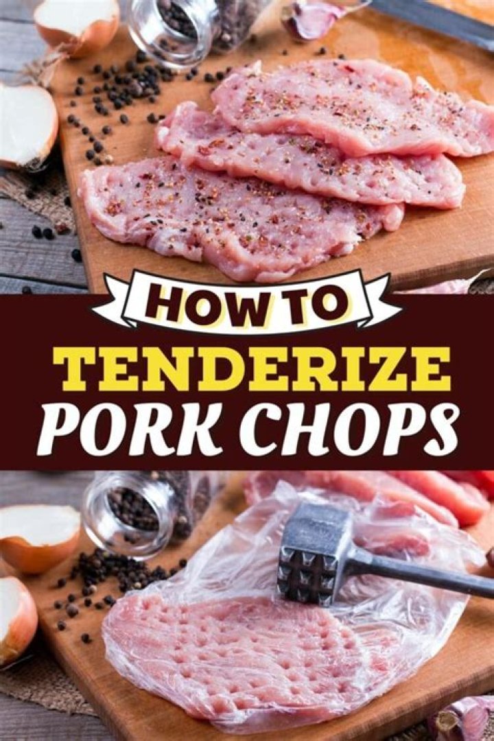 Does tenderizing pork chops help?